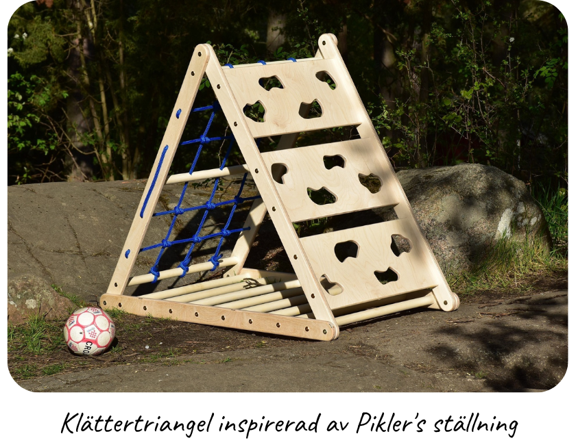 Advanced Climbing triangle (blue) - Montessori Solution