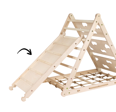 Double-sided Ramp: Chicken ladder & Slide // 100 cm